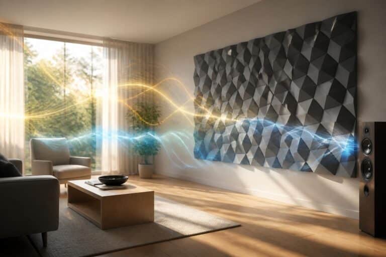 découvrez comment le panneau acoustique améliore l'absorption des échos pour optimiser le confort sonore dans votre pièce.