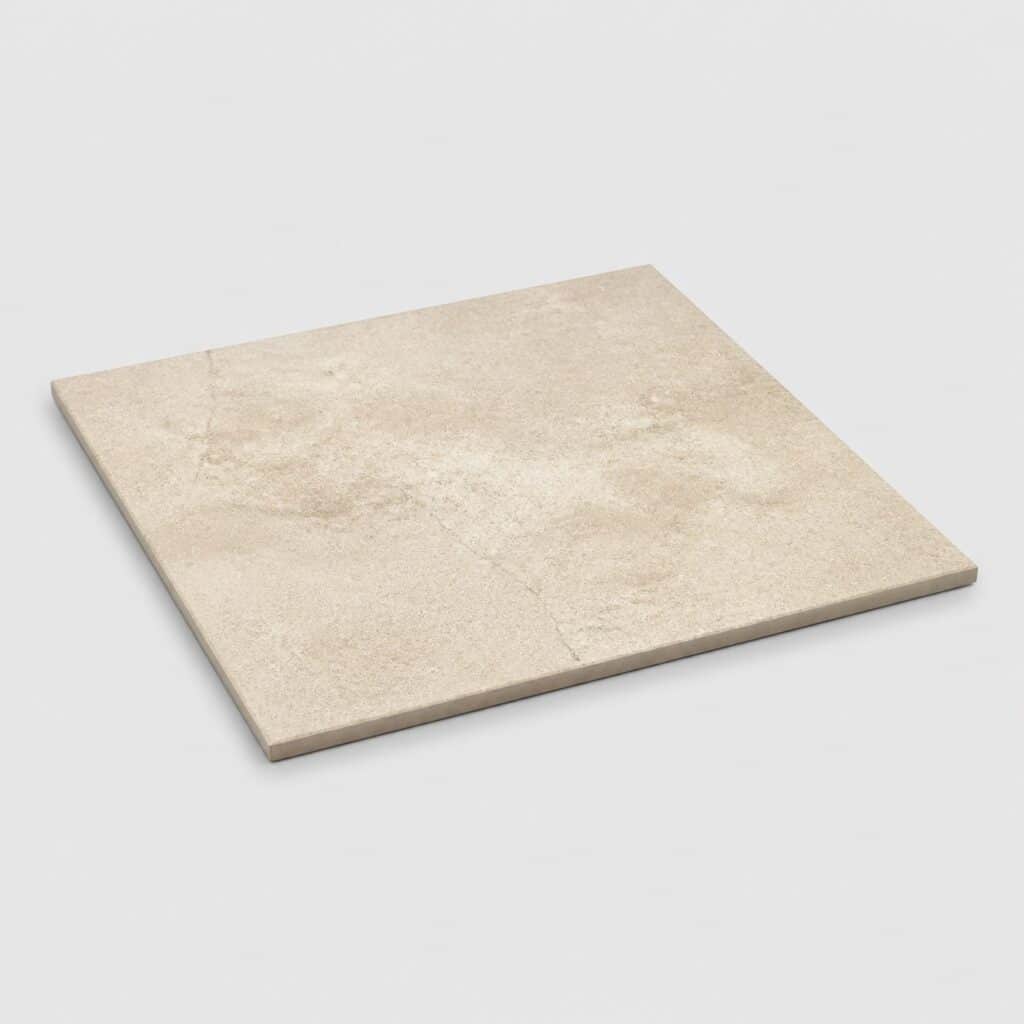 Carreaux effet pierre naturelle beige 60 x 60 cm sur fond clair