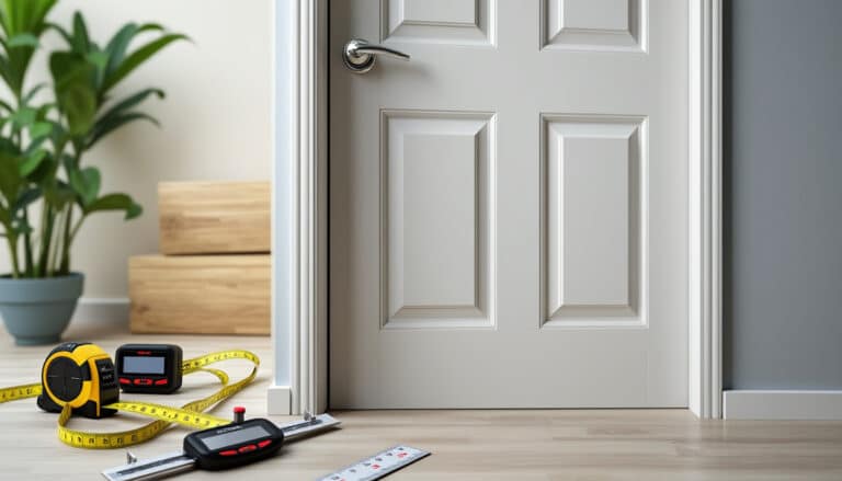découvrez les dimensions standard d'une porte de service et apprenez quelles cotes relever précisément avant de passer votre commande pour éviter toute erreur.