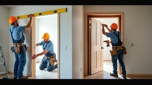 découvrez comment poser une porte de service en rénovation, que ce soit sur un dormant existant ou avec une dépose totale, pour un résultat durable et esthétique.