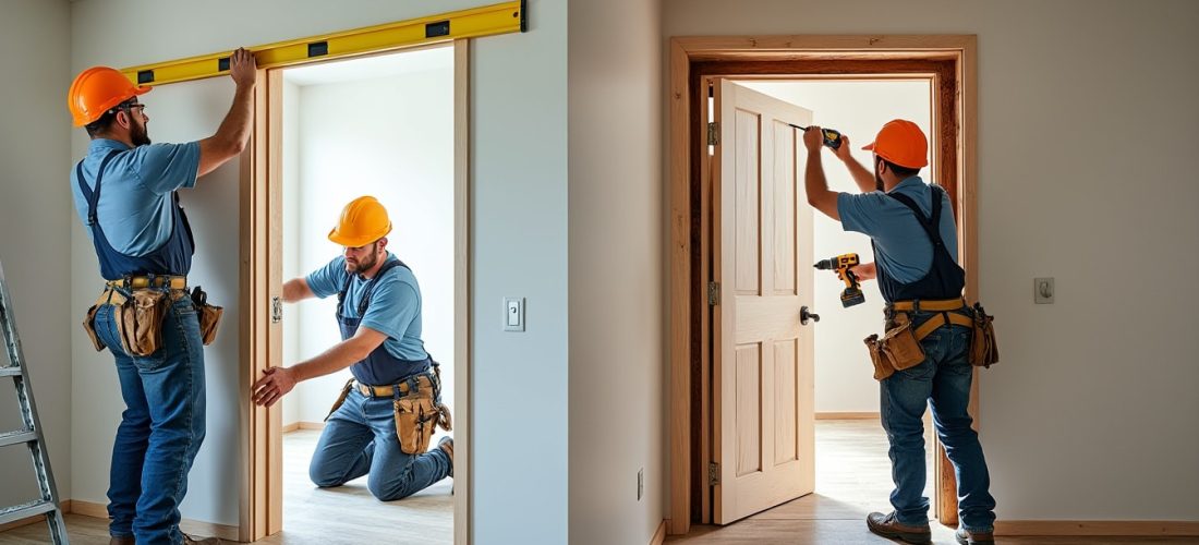 découvrez comment poser une porte de service en rénovation, que ce soit sur un dormant existant ou avec une dépose totale, pour un résultat durable et esthétique.